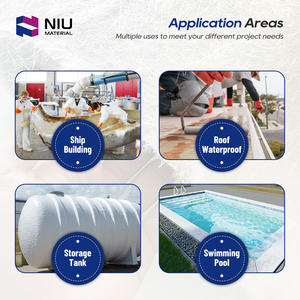 Hızlı teslimat e-cam fiberglas 300g 450g emülsiyon Mat 200gsm fiberglas cam keçe - Product Image 4