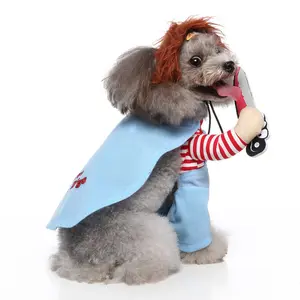 Hot chết người con búp bê con chó trang phục dễ thương Pet cosplay hài hước trang phục quần áo cho con chó con chó Halloween đồ ngủ