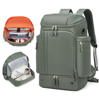 Sac à dos de voyage imperméable en Oxford OEM et ODM avec compartiment à chaussures, grande capacité, pour la randonnée, les sports de plein air et les sorties quotidiennes