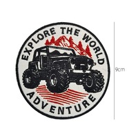 Patch brodé personnalisé pour véhicule tout-terrain, accessoires de sac à dos, badge d'aventure de voyage dans le temps