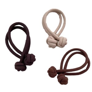 Dopamine-enhanced <b>fabric</b> high ponytail elastic hair tie for women, thickened sweet hair band, cute new accessory. - Product Image 5