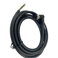 IP67 étanche M8/M12 6 broches mâle femelle prise avec 22AWG fil 1m 3m 5m câble pour équipement d'automatisation