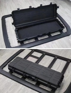 Xe Roof Top Hàng Hóa Cắm Trại Phổ Nhiệm Vụ Nặng Nề Mái Lưu Trữ Hộp Gồ Ghề Cấu hình Thấp Lưu Trữ Giá Cứng Vỏ Hàng Hóa Trường Hợp - Product Image 5