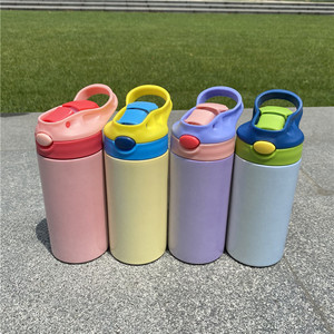 Vaso de resina UV de 12oz para niños, vaso de agua con brillo, brilla en la oscuridad, color blanco, para sublimación - Product Image 2