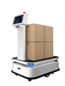 Robot Guiado por Láser con Capacidad de Carga de 300 kg, Construcción Metálica y Motores de Doble Accionamiento para Logística de Almacenes Inteligentes, AGV Directo de Fábrica - Product Image 3