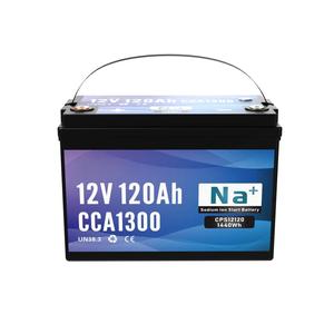 Batería de Iones de Sodio de 12V 120Ah, Libre de Mantenimiento, con Sistema de Arranque y Parada Automática (BMS) - Product Image 1
