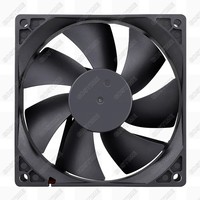 Ventilateur de refroidissement axial Gdstime GDA9225 DC 24V 92mm 92x92x25mm en plastique avec dissipateur thermique et roulement à bille, 2000 tr/min, haut débit d'air pour boîtier d'ordinateur