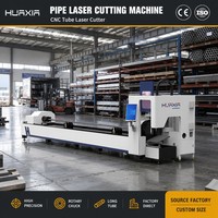 Machine de découpe laser à fibre 6000 mm pour tubes, profilés ronds, carrés, elliptiques, poutres en I, canaux, aciers angulaires et tubes CNC