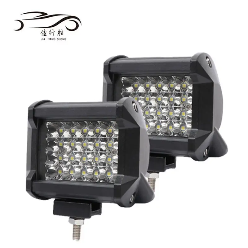 JHS alta calidad 4 pulgadas 72W barras de luz Led offroads luces 4x4 lámpara de conducción antiniebla camión lámpara LED 12V 24V luz de trabajo para Universal