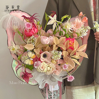 Kertas Pembungkus Bunga SINOWRAP Laris Manis Grade B Motif Kupu-kupu Cantik Berbagai Warna Kertas Tisu Perlengkapan Florist