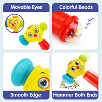 Module sonore pour jouet marteau bébé, boîte à son activée par la pression avec effets sonores amusants pour enfants, jouet interactif