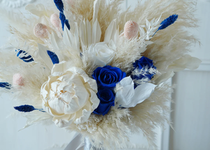 <span class=keywords><strong>Bouquet</strong></span> <span class=keywords><strong>de</strong></span> <span class=keywords><strong>mariée</strong></span> <span class=keywords><strong>bleu</strong></span> H-3 Boho mariage <span class=keywords><strong>blanc</strong></span> <span class=keywords><strong>mariée</strong></span> mariage demoiselle d'honneur fleurs séchées <span class=keywords><strong>bouquet</strong></span> d'herbe <span class=keywords><strong>de</strong></span> la pampa - Product Image 6