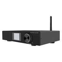 Amplificateur de puissance stéréo HiFi 275W*2 avec puce TPA3255 Classe D, WiFi 2.4G 5G, BT5.4, AirPlay, DLNA, lecture multiroom
