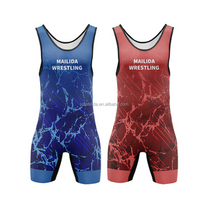 Uniforme de Lucha <span class=keywords><strong>Libre</strong></span> al por Mayor, Ligero, Duradero y de Secado Rápido, para Competencia y Entrenamiento de Luchadores - Product Image 1