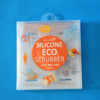 Boîte pliante en plastique PET transparente rectangulaire de petite taille, imprimée sur mesure, jetable, pliable, recyclable, respectueuse de l'environnement, certifiée ISO14001