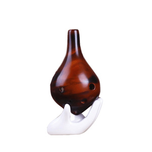 Ocarina en céramique à 6 trous, accordée en Do, instrument à vent traditionnel chinois pour les débutants en musique (vente en gros) - Product Image 1