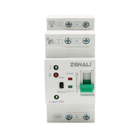 Commutateur de transfert automatique triphasé PC double alimentation 220V 380V sur rail 4P 80A 63A 32A, commutation à niveau de millisecondes en cas de panne de courant