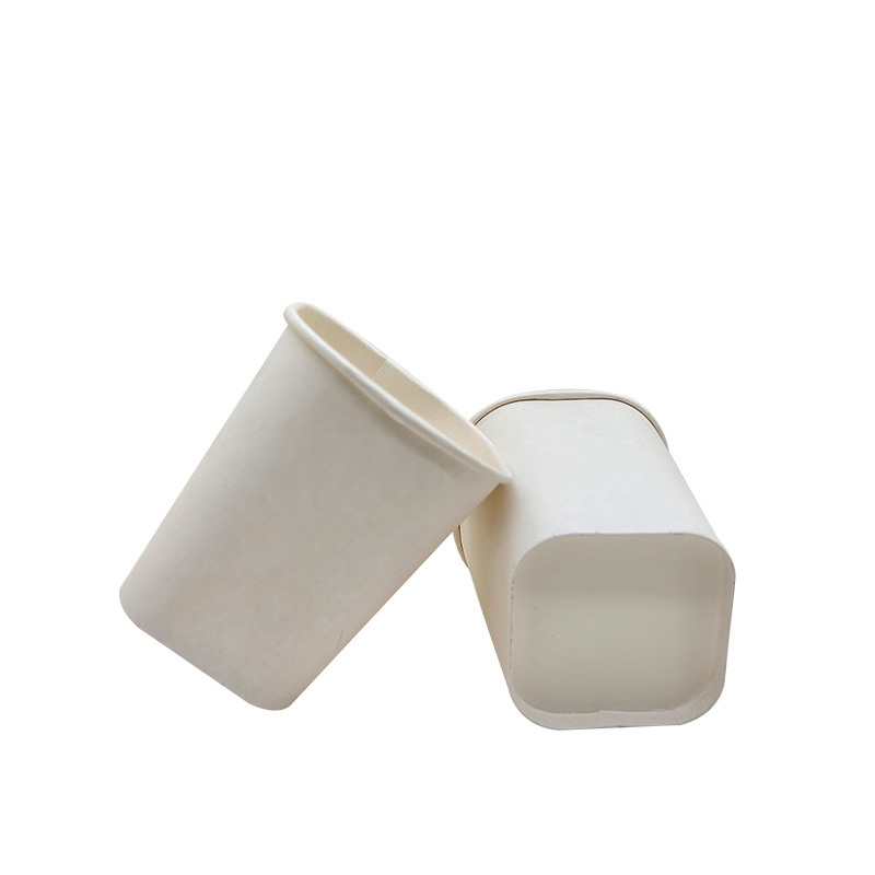 Competitive Price New Model Disposable Square Mouthed Paper Cup Takeout Packaging Paper Coffee Cups