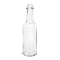 Bouteille en verre transparente de haute qualité pour jus et boissons, 160 ml, 200 ml, 400 ml, 480 ml