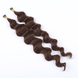 Extensions de cheveux Remy à double tirage avec pointes pré-collées V/<span class=keywords><strong>U</strong></span>/I, 100% cheveux humains, extensions de cheveux I-tip à double tirage - Product Image 4