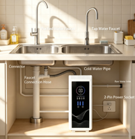 Promotion Black Friday : Machine de purification d'eau par osmose inverse RO pour usage domestique et cuisine, cartouche RO en plastique pour eau pure Bac