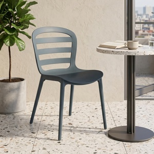 Chaise <span class=keywords><strong>en</strong></span> plastique PP à dossier rond empilable, effet rotin, pour salle à manger, mariage, café et jardin – Offre Spéciale - Product Image 5