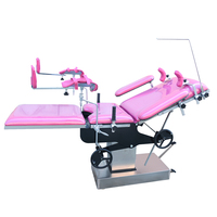 Table d'accouchement obstétricale en acier hydraulique de haute qualité, table d'examen gynécologique avancée, table d'opération pour usage hospitalier, certifiée CE