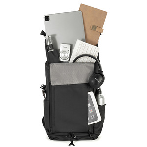 Men's Casual Multi-Purpose Urban Business Pack Large Capacity Laptop <b>Bag</b> Waterproof Feature Zipper for Outdoor Travel - Product Image 5