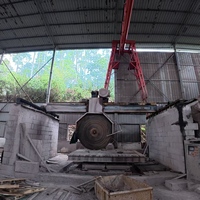 Machine de découpe de roche d'occasion, grande scie à disque à portique pour le traitement des blocs bruts de marbre et de granit