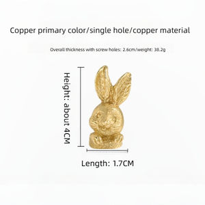 Латунная дверная ручка для шкафа - Product Image 6