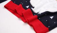 Pull de Noël bonhomme de neige drôle Tricots personnalisés Pull unisexe Jacquard Mohair à vendre