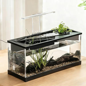 ตู้ปลาออลอินวันขนาดเล็กขายดีในติ๊กต็อก สำหรับวางบนโต๊ะ สไตล์โอเรียนทัล พร้อมปั๊มกรอง สำหรับตู้ปลาในบ้าน - Product Image 5