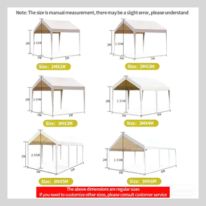 Tente de carport autoportante FEAMONT avec matériau ignifuge et capacité de charge de neige pour les zones climatiques difficiles - Product Image 2