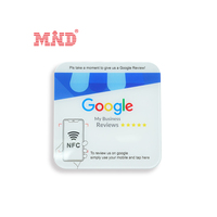 13.56MHz NTAG 213 NFC Plaque Acrylique Plaque Autocollant Adhésif Menu Google Review NFC Tag