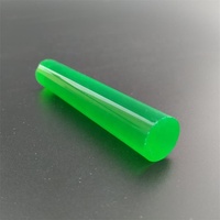 Tubes et barres en acrylique LANDU, tubes et barres en acrylique fluorescent vert PMMA, barres en acrylique coulé, décoration intérieure