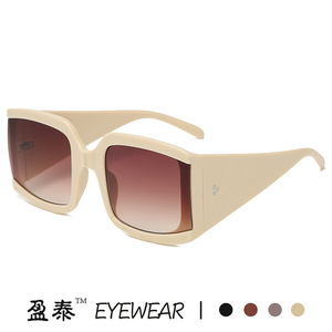 Yingtai Eyewear <b>Square</b> <b>Frame</b> Sunglasses UV400 Unisex Fashion Sunshades Plastic <b>Frame</b> PC Lens - Product Image 4