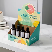 Présentoir de magasin de haute qualité Présentoir d'huile essentielle de comptoir personnalisable
