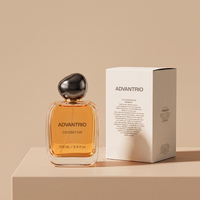 Botella de Perfume de Vidrio Vacía Recargable Creativa y Elegante de 100 ml, Venta al Por Mayor Personalizada
