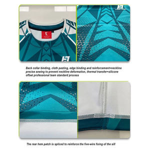 Aolan Irlanda Rugby personalizado sublimación uniformes verde blanco jerseys y pantalones cortos OEM suministro de fábrica estilo deportivo - Product Image 3