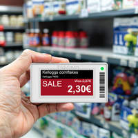 Étiquette de prix électronique ESL de 2,1 pouces, étiquette de prix numérique sans fil, affichage des prix au détail pour les supermarchés et les centres commerciaux