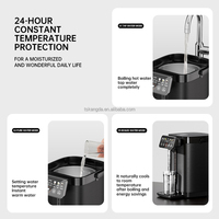 Bouilloire Électrique Isotherme Professionnelle OEM avec Corps en Charbon de Bois et Plaque de Vidange Amovible pour la Technologie Logicielle