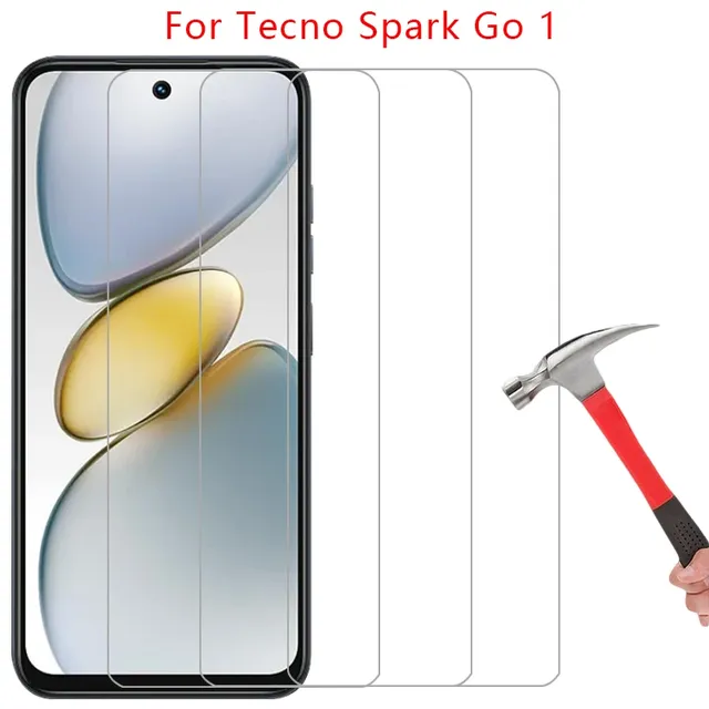 Screen Protector for Tecno Spark Go 1/Go1/SparkGo1 SPARK 5PRO High Definition Tempered Glass Phone Film
