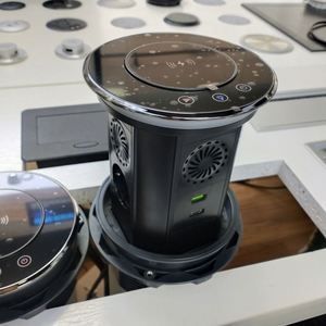 EU Ổ cắm điện không thấm nước Wifi ứng dụng điều khiển thông minh cơ giới Led Loa nhà bếp Tabletop Pop Up ổ cắm với sạc không dây - Product Image 1