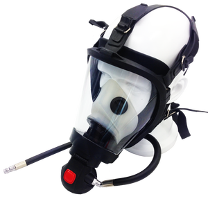 EN136 OEM Ayonsafety Viseira Larga PPE Cone Silicone SCBA Respiração Máscara Completa Retardador De Chamas Equipamento De Combate A Incêndios - Product Image 4