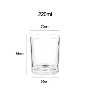Commercio all'ingrosso della fabbrica <span class=keywords><strong>tazza</strong></span> di <span class=keywords><strong>vetro</strong></span> 100ml/150ml/220ml/320ml/430ml trasparente <span class=keywords><strong>barattolo</strong></span> di candela e coperchio di bambù per fare candele profumate - Product Image 2