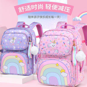 Mochilas Escolares Infantiles <span class=keywords><strong>de</strong></span> Dibujos Animados <span class=keywords><strong>de</strong></span> <span class=keywords><strong>Tik</strong></span> <span class=keywords><strong>Tok</strong></span> 2025, <span class=keywords><strong>Mochila</strong></span> Escolar Arcoíris para Niña - Product Image 1