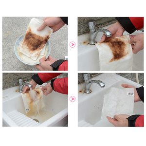 Toallas de papel reutilizables de bambú de fácil limpieza con material grueso de color personalizado al por mayor - Product Image 4