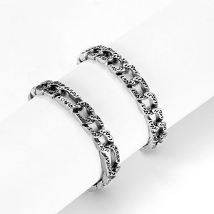 Pulsera de Cadena de Acero de Titanio para Hombre CE331, Joyería Hip Hop con Diseño Geométrico - Product Image 3