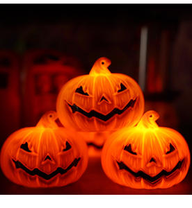 ไฟสร้างบรรยากาศวันฮาโลวีนอุปกรณ์ตกแต่งวันหยุดไฟ LED อุปกรณ์ตกแต่งวันฮาโลวีนโคมไฟฟักทองอุปกรณ์ตกแต่งโต๊ะ - Product Image 4