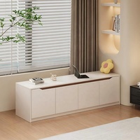 Armoire de rangement commerciale moderne et minimaliste en contreplaqué, réglable en hauteur, avec tiroirs verrouillables, multifonctionnelle pour l'école, la maison et le bureau